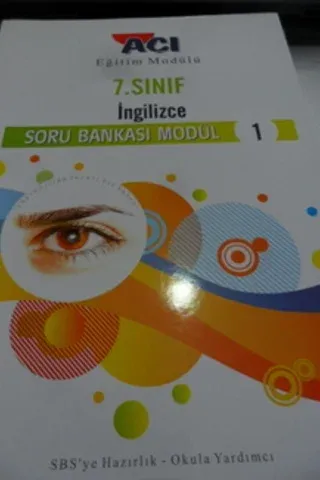 7. Sınıf İngilizce Soru Bankası Modül 1