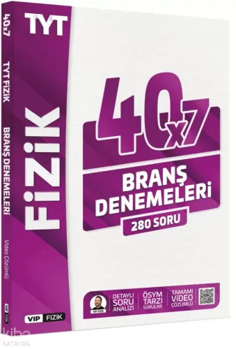 VİP Fizik TYT Fizik 40x7 Deneme