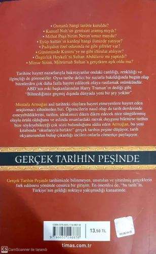 Gerçek Tarihin Peşinde Mustafa Armağan Timaş Yayınları %44 indirimli