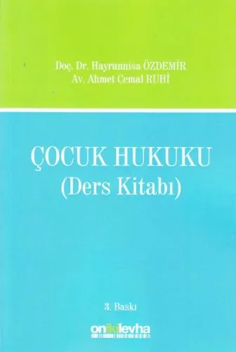 Çocuk Hukuku Ders Kitabı
