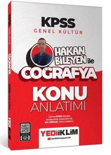 Yediiklim Yayıncılık 2025 KPSS Genel Kültür Hakan Bileyen ile Coğrafya Konu Anlatımı