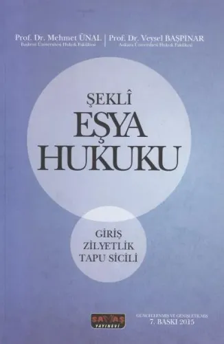 Şeklî Eşya Hukuku