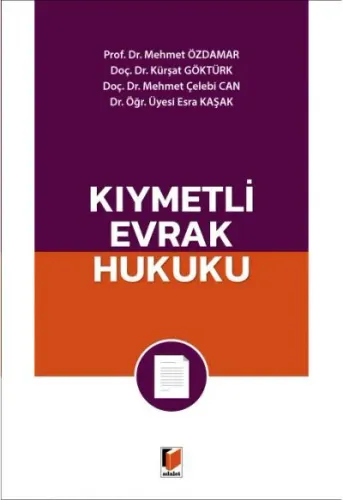 Kıymetli Evrak Hukuku