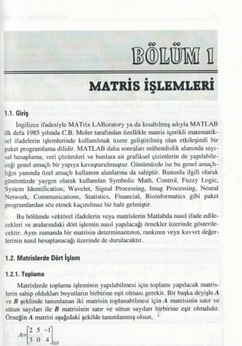Matlab ile Meslek Matematiği İlyas Çankaya Seçkin Yayıncılık %58 indir