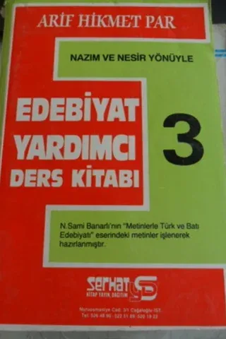 Nazım Ve Nesir Yönüyle Edebiyat Yardımcı Ders Kitabı 3