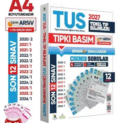 İnformal Yayınları 2027 TUS Temel Tıp Bilimleri ÖSYM Çıkmış Soru Tıpkı