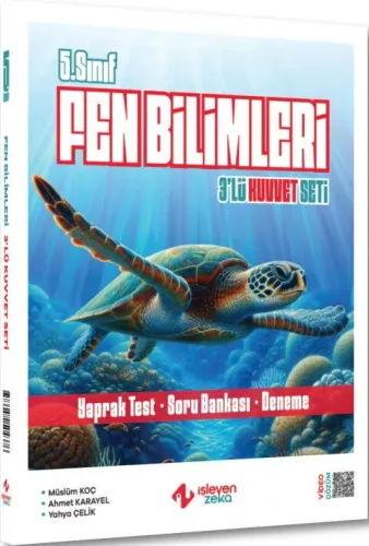 İşleyen Zeka Yayınları 5. Sınıf Fen Bilimleri 3'lü Kuvvet Seti