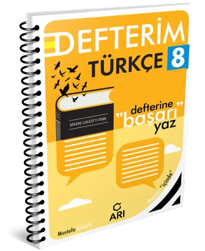 Arı Yayıncılık Türkçe Defterim 8. Sınıf