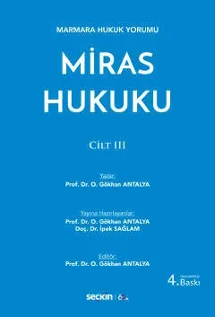 Miras Hukuku Cilt III