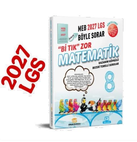 8.Sınıf 2027 Meb BöyleSorar Bİ'TIK ZOR KAZANIM KÖPRÜLÜ MATEMATİK Soru Bankası