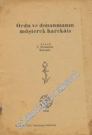 Ordu ve Donanmanın Müşterek Harekatı -        1935