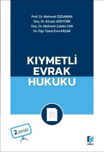 Kıymetli Evrak Hukuku