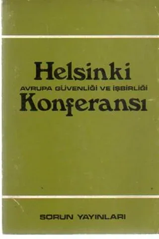 Helsinki Avrupa Güveliği Ve İşbirliği Konferansı