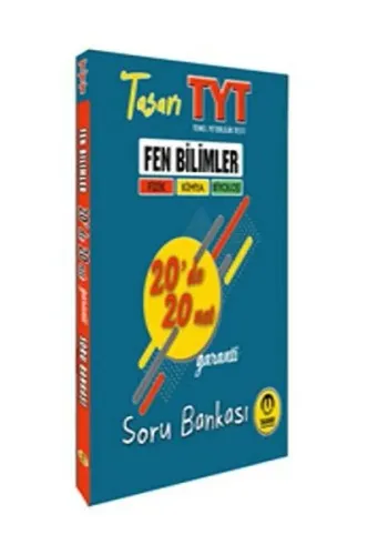 Tasarı Yayınları TYT Fen Bilimleri 20 de 20 Net Soru Bankası