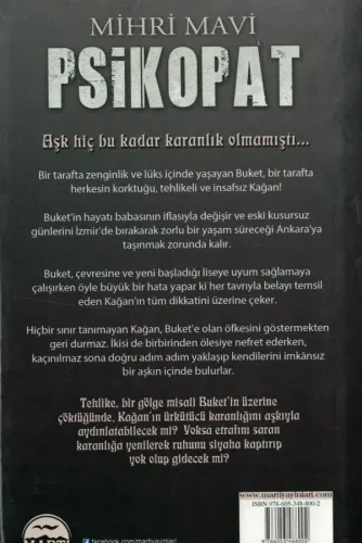 Psikopat (Ciltli) Mihri Mavi Martı Yayınevi %58 indirimli