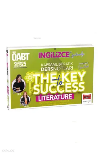 Yargı Yayınları 2025 ÖABT İngilizce Öğretmenliği Kapsamlı Pratik Ders Notları - The Key Success Literature