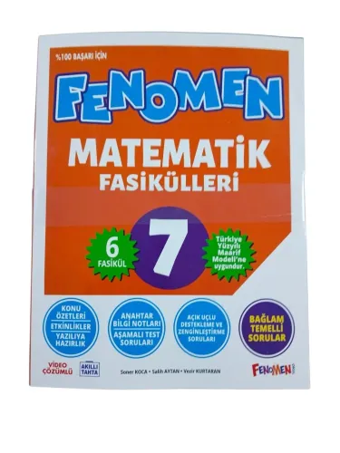 7 FENOMEN MATEMATİK FASİKÜL SETİ (1-2-3-4-5-6)