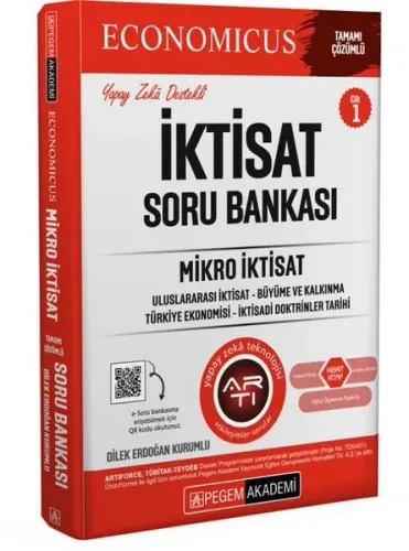 Pegem Akademi Yayıncılık KPSS A Grubu Economicus Mikro İktisat Tamamı Çözümlü Soru Bankası (Cilt 1)