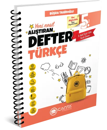Çanta - 5.Sınıf Defter Alıştıran Türkçe
