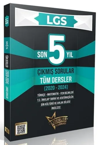 Liderler Karması LGS Tüm Dersler Son 5 Yıl Çıkmış Sorular Çözümlü