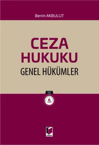 Ceza Hukuku Genel Hükümler