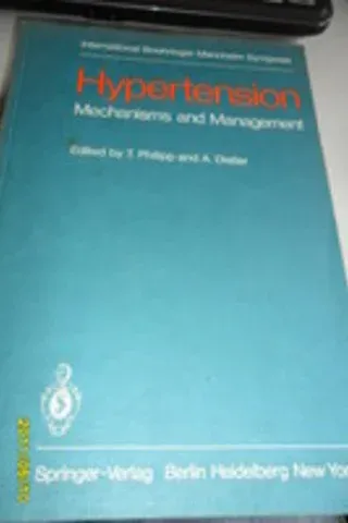 Hypertension Mechanisms And Management