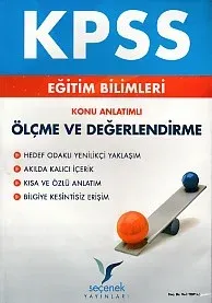 Seçenek KPSS Eğitim Bilimleri Konu Anlatımlı Ölçme ve Değerlendirme
