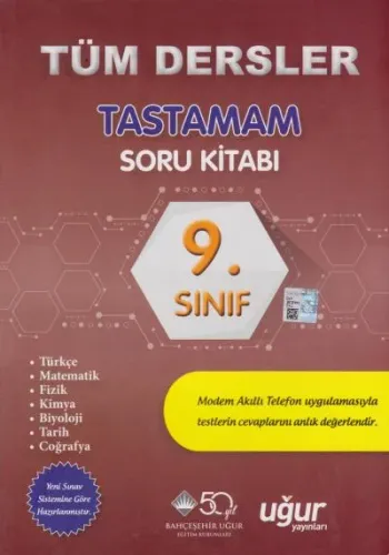 Ugur 9. Sınıf Tüm Dersler Tastamam Soru Kitabı