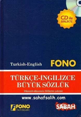Türkçe-İngilizce  Büyük Sözlük 2 Cilt Takım CD'li