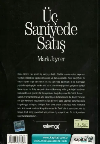 Üç Saniyede Satış Mark Joyner MediaCat %53 indirimli