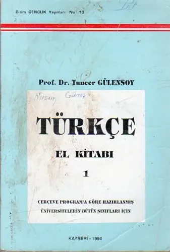 Türkçe El Kitabı 1