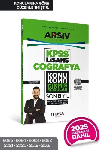 Marka Yayınları 2026 KPSS Lisans Coğrafya Çıkmış Sorular Son 8 Yıl Kon