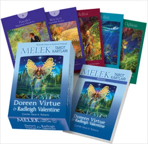 Melek Tarot Kartları; 78 Kartlık Deste ve Açıklama Kitapçığı
