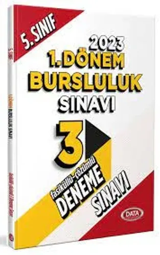 Data - 5. Sınıf 1.Dönem Bursluluk Çözümlü 3 Deneme