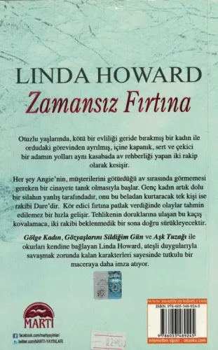 Zamansız Fırtına Linda Howard Martı Yayınevi %40 indirimli