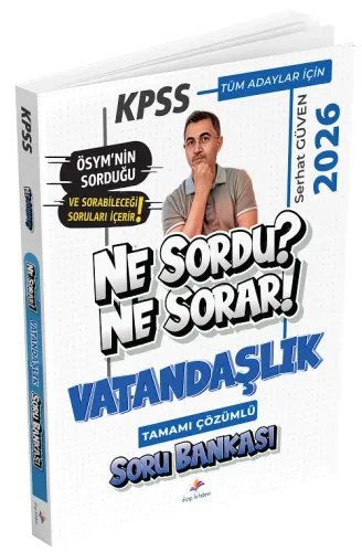 Dizgi Kitap Yayınları 2026 KPSS Tüm Adaylar İçin Vatandaşlık Ne Sordu 