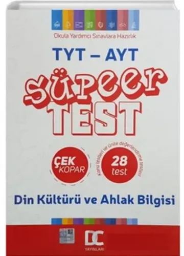 Doğru Cevap TYT-AYT Din Kültürü ve Ahlak Bilgisi Çek Kopar Süper Test-YENİ