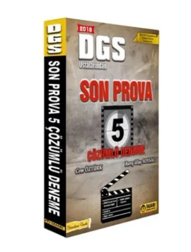 Tasarı Dgs Öncesi Son Prova 5 Fasikül Çözümlü Deneme
