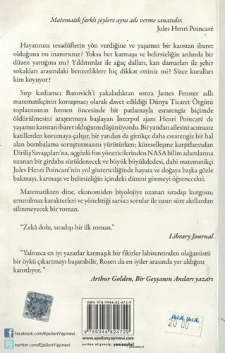 Kaos Leonard Rosen Epsilon Yayıncılık %40 indirimli