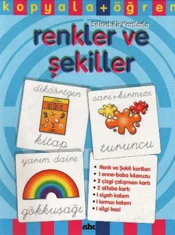Silinebilir Kartlarla: Renkler ve Şekiller