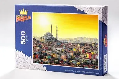 Şehirler ve Yapılar Serisi - Suleymaniye Camii 500 Parça Puzzle