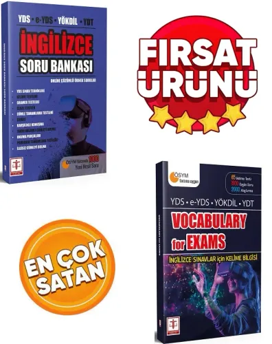 YDS e YDS YÖKDİL YDT İngilizce Soru Bankası&Vocabulary For Exams SET