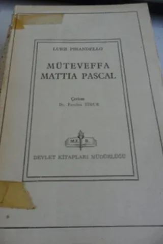 Müteveffa Mattia Pascal