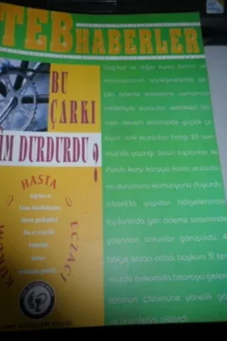 TEB Haberler 2003 / Temmuz - Ağustos