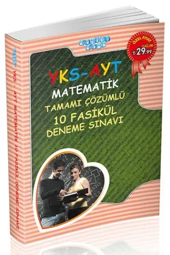 KELEPİRAkıllı Adam YKS AYT Matematik Tamamı Çözümlü 10 Fasikül Deneme 