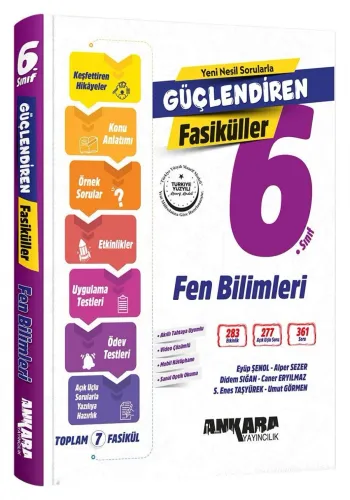 ANKARA 6. SINIF FEN BİLİMLERİ FASİKÜL ANLATIM 2027