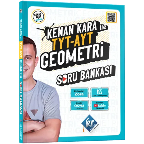KR Akademi Yayınları 2024 Kenan Kara İle TYT-AYT Geometri Soru Bankası