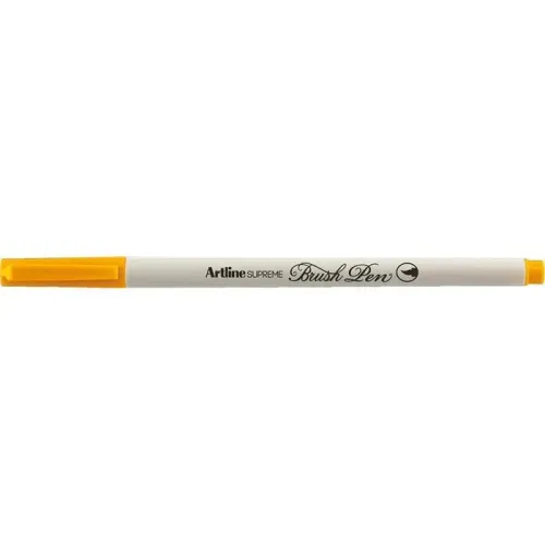 Artline Supreme Brush Uçlu Kalem Sarı