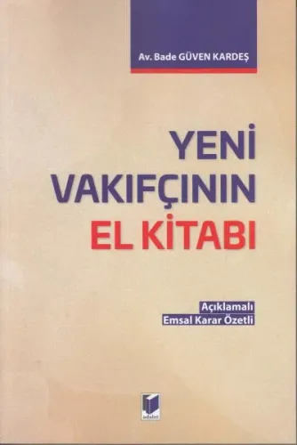 Yeni Vakıfçının El Kitabı