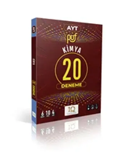 IQ YAYINLARI AYT KİMYA PÜF 20 Lİ DENEME